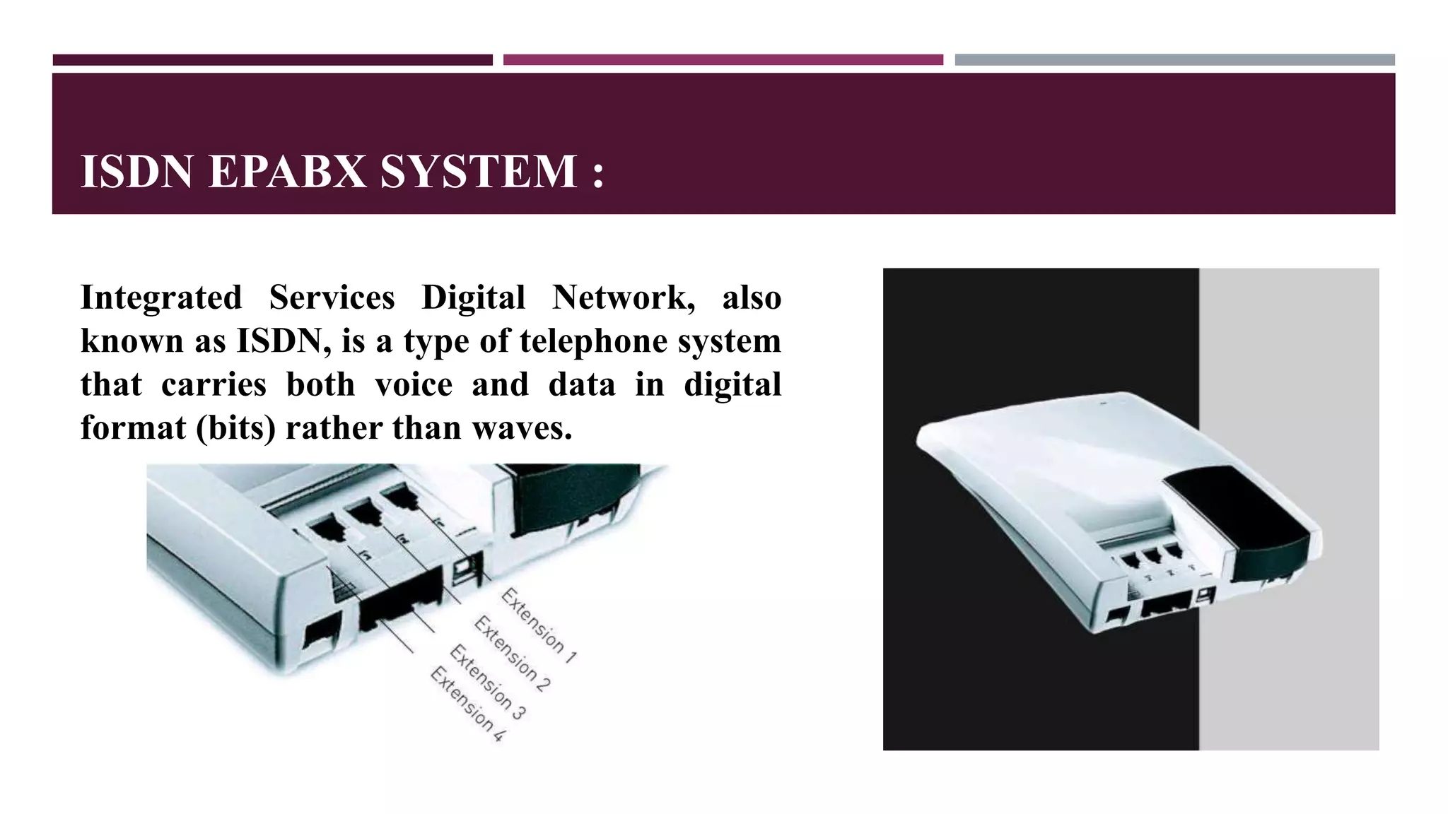 EPABX SYSTEM | PPTX