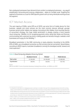 Asia Cloud Computing Association | SMEs in Asia Pacific: The Market for Cloud Computing 2015 Page 16
1
It is important to ...