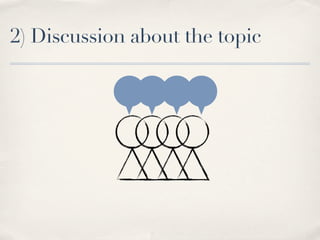 2) Discussion about the topic
 