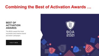Combining the Best of Activation Awards …
 