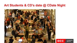 Art Students & CD’s date @ CDate Night
 