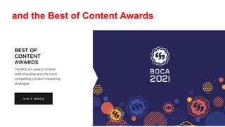 and the Best of Content Awards
 