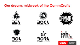 Our dream: midweek of the CommCrafts
 