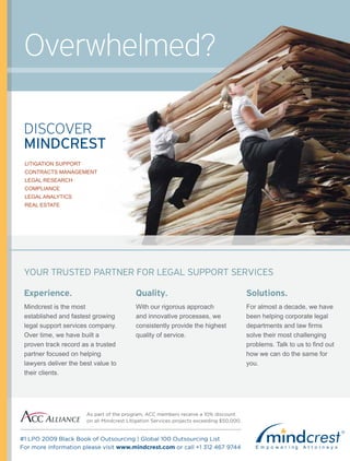 ACC Docket   33   May 2010
 