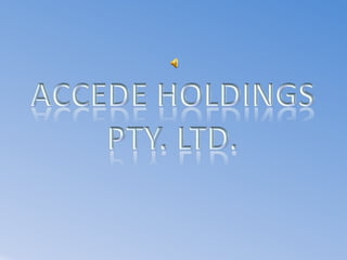 Accede Holdings and their Business Software Solutions
