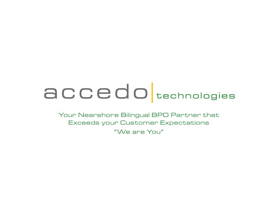 Accedo Technologies Marketing Presentation India