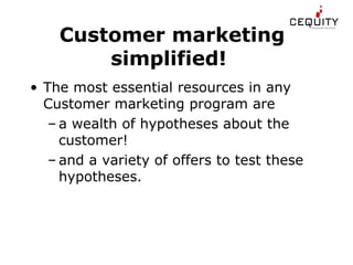 Accelarating Customer Relationships