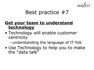 Accelarating Customer Relationships