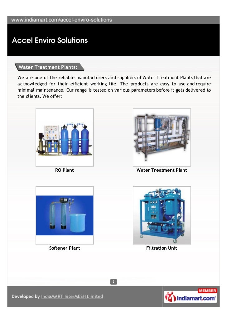 Accel Enviro Solutions, Chennai, RO Plant