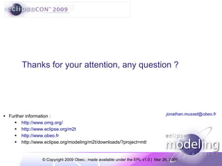 Acceleo MTL Code Generation