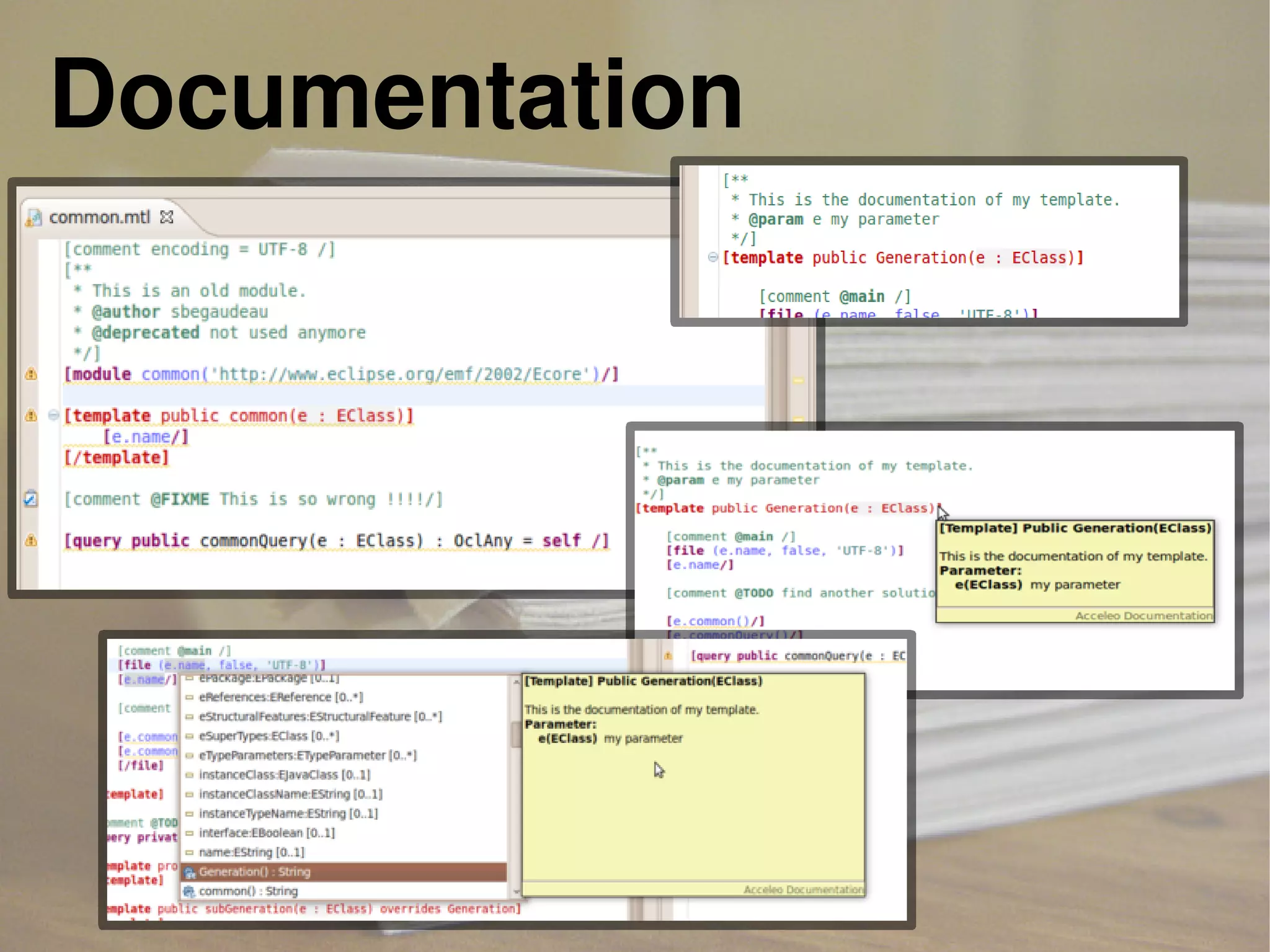 Documentation
 