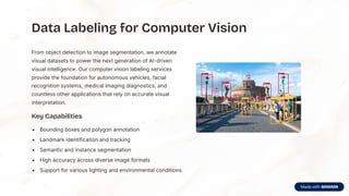 Data Labeling Services | AI Data Labeling Company | PDF