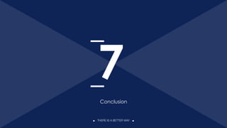 THERE IS A BETTER WAY
Conclusion
7
54
 
