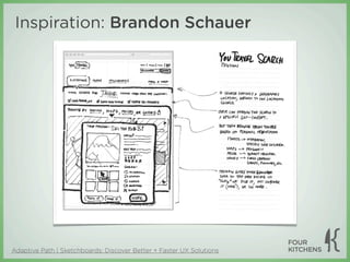 Inspiration: Brandon Schauer




Adaptive Path | Sketchboards: Discover Better + Faster UX Solutions
 
