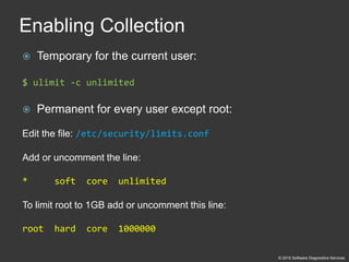 Accelerated Linux Core Dump Analysis training public slides | PDF