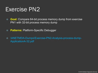 Accelerated .NET Memory Dump Analysis training public slides | PPT