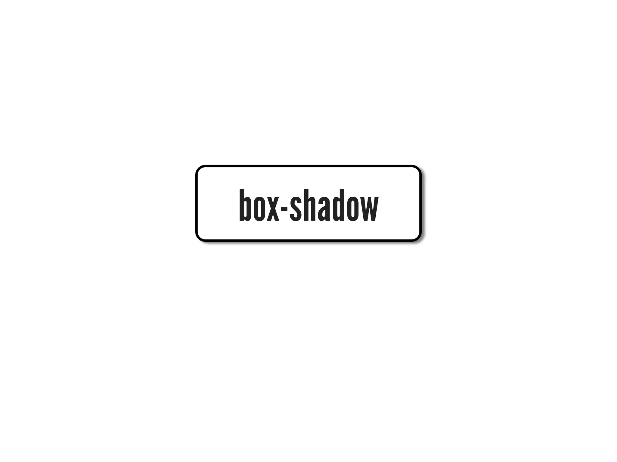 box-shadow
 