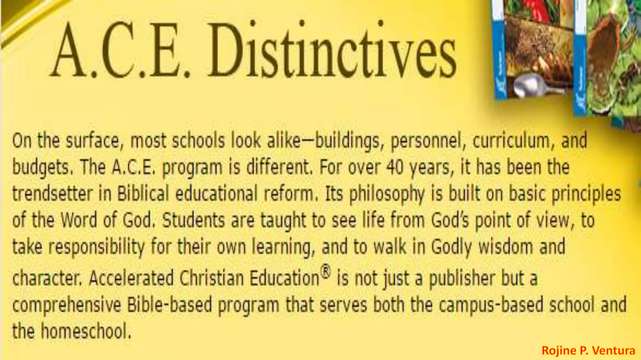 Accelerated christian education PPTX
