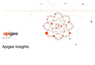 July 25, 2014
Apigee Insights
 