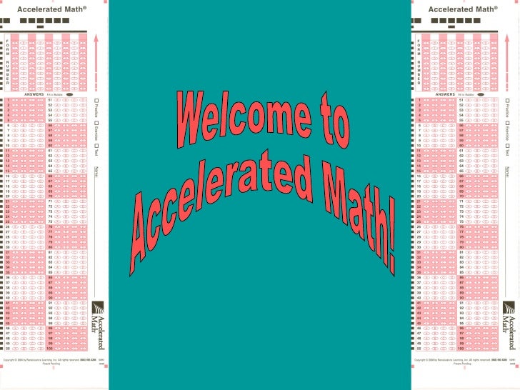 Accelerated Math Directions