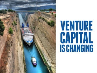 VENTURE
CAPITAL
ISCHANGING
 