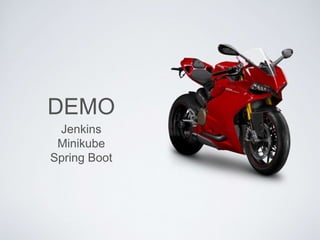 DEMO
Jenkins
Minikube
Spring Boot
 