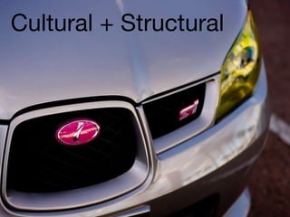 Cultural + Structural
