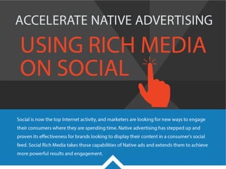 Accelerate Native Advertising Using Rich Media On Social