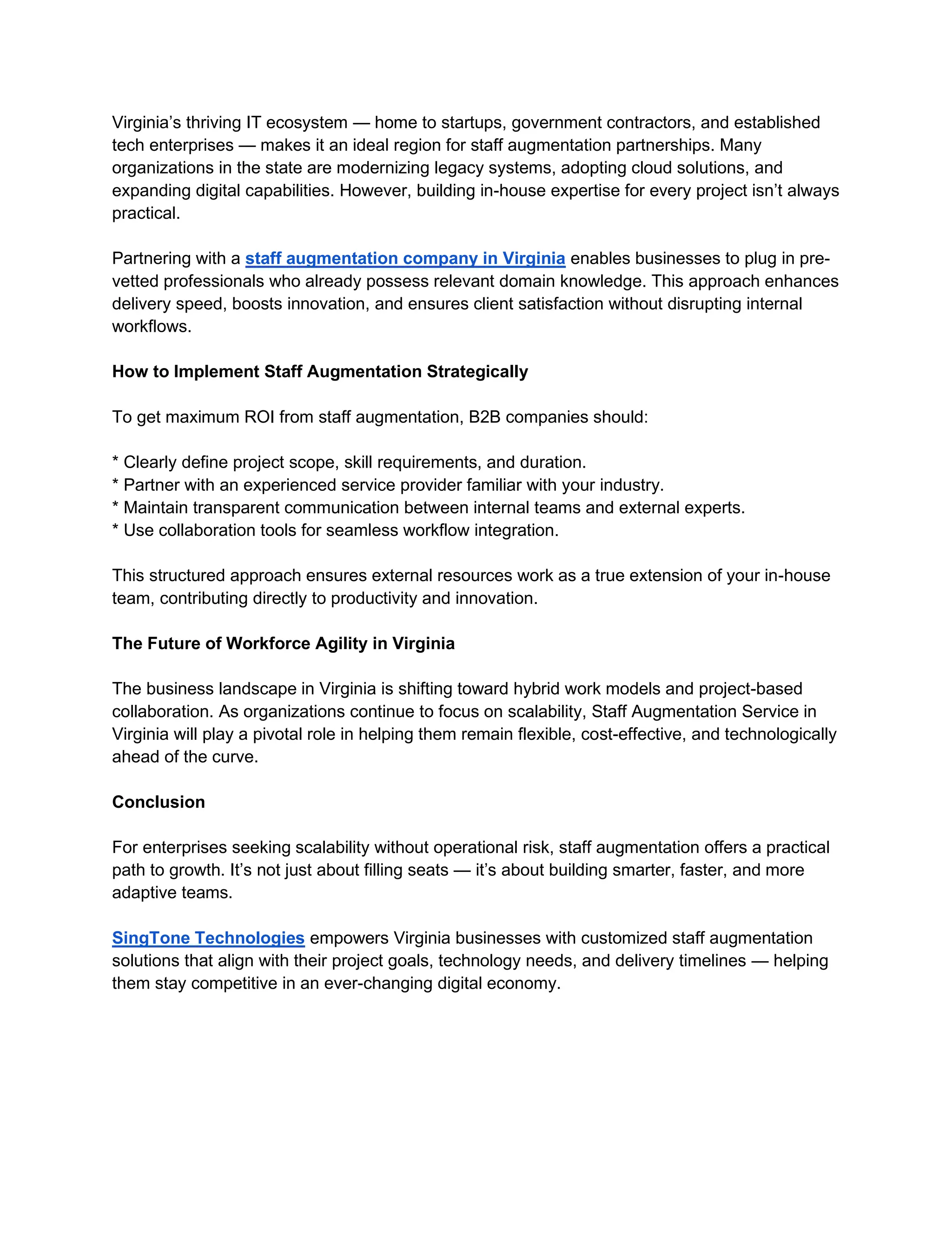 Accelerate Project Delivery with Expert Staff Augmentation Services in ...