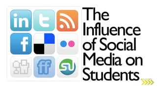 The
Influence
of Social
Media on
Students
 