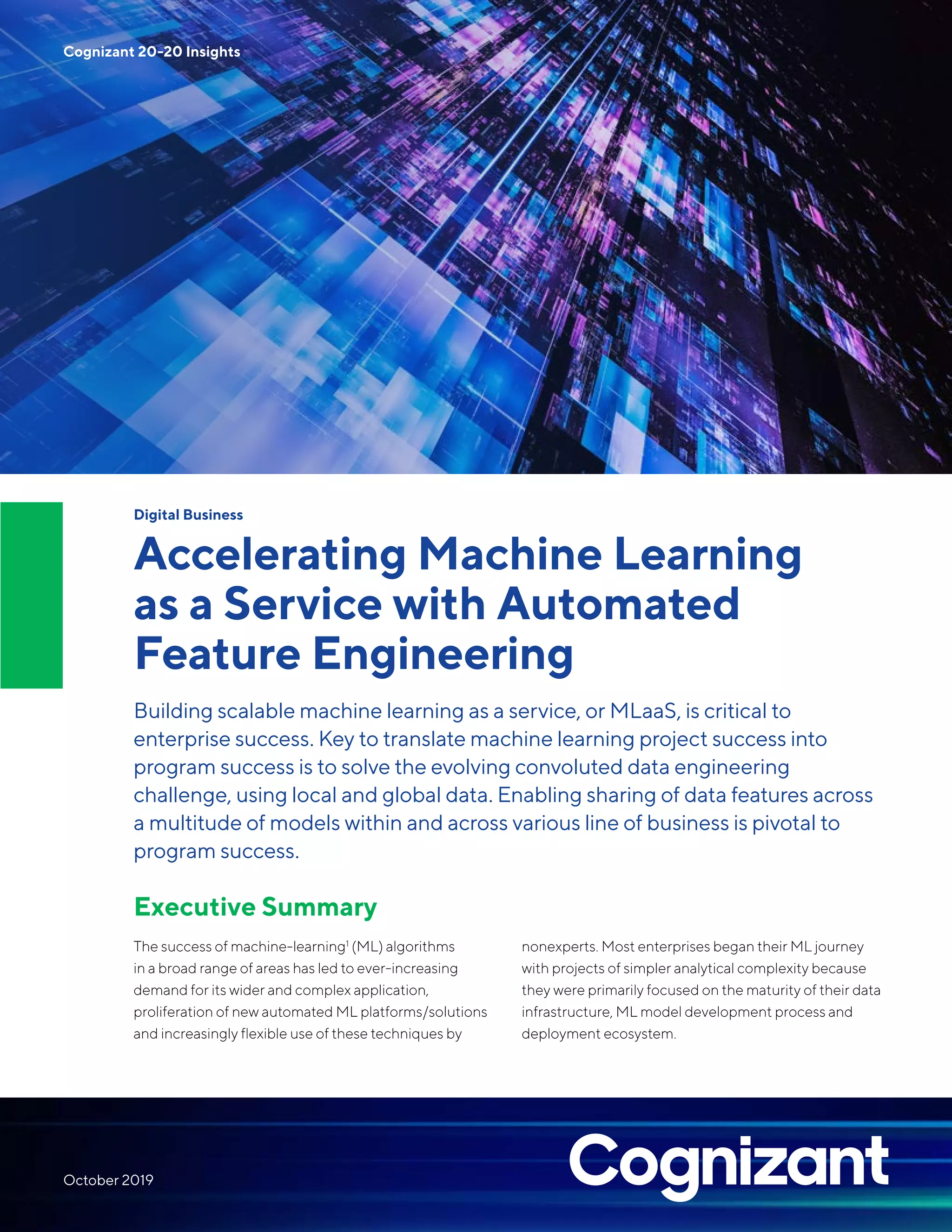 Accelerating Machine Learning as a Service with Automated Feature ...