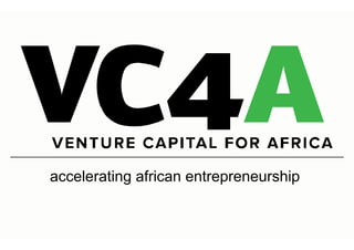 accelerating african entrepreneurship
 