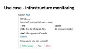Use case - Infrastructure monitoring
 