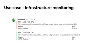 Use case - Infrastructure monitoring
 