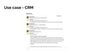 Use case - CRM
 