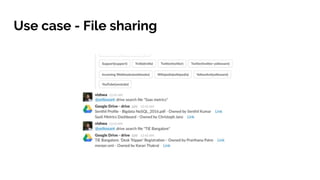Use case - File sharing
 