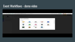 Event Workflows - demo video
 