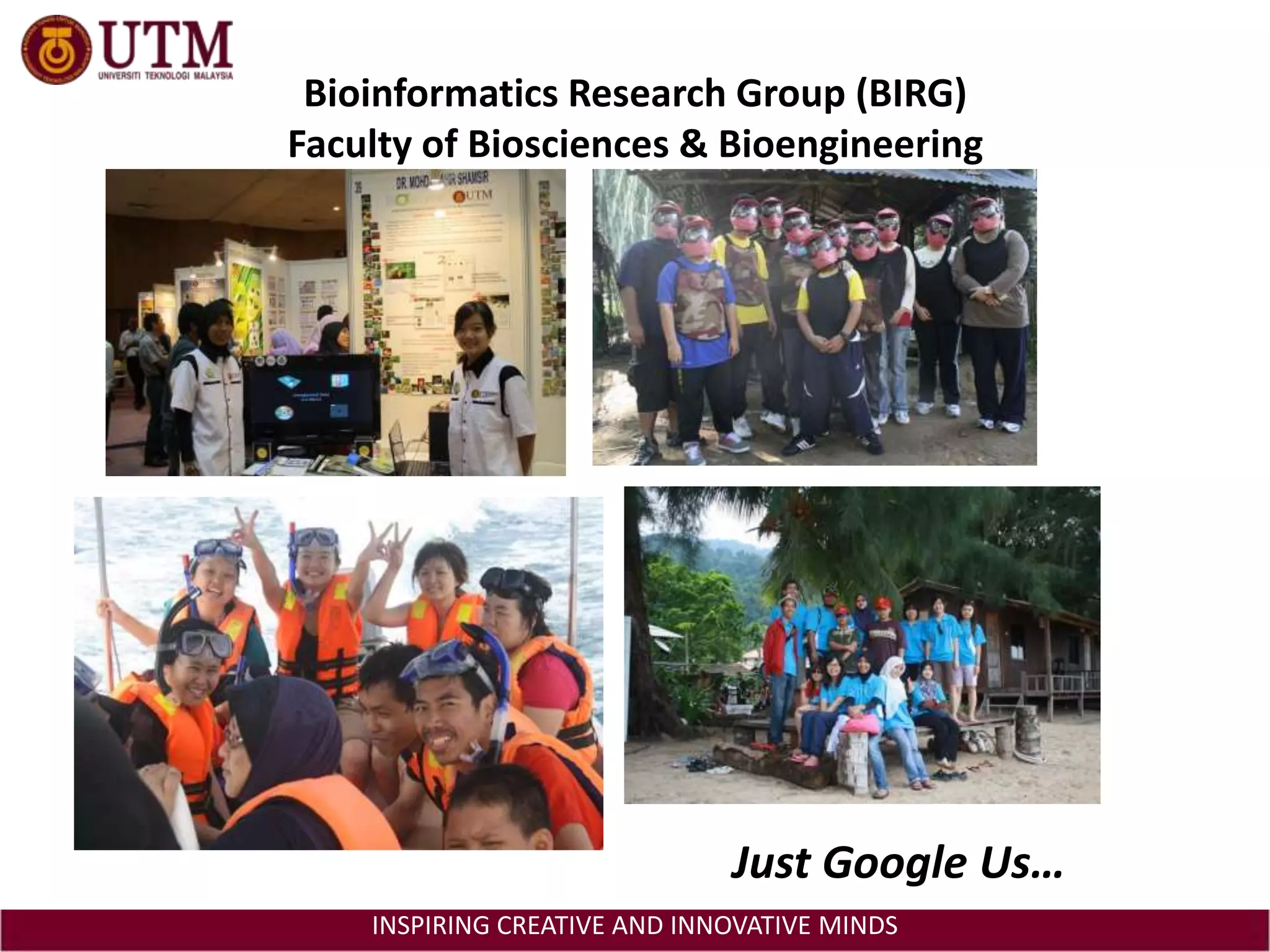 Bioinformatics Research Group (BIRG)Faculty of Biosciences & BioengineeringJust Google Us…