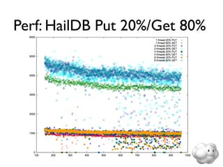 Perf: HailDB Put 20%/Get 80%
 
