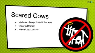 2017
× We have always done it this way
× We are different
× We can do it better