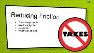 2017
× Too many projects
× Need to migrate
× Moved on
× What took so long?