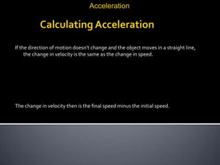 Acceleration | PPTX