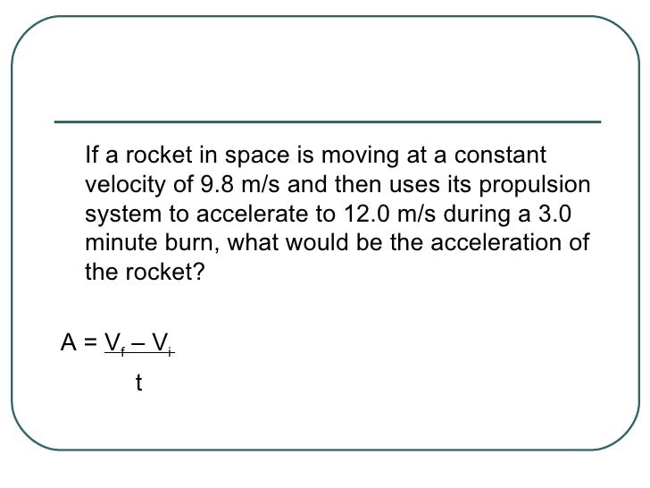 Acceleration
