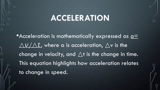 Definition of Acceleration, Calculating Acceleration.pptx