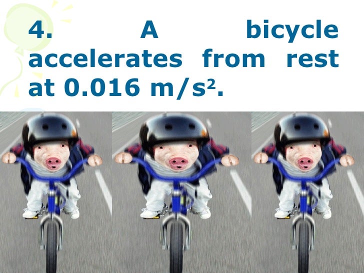 Acceleration and kinematic equations