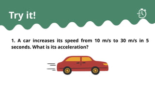 Understanding and Calculating Acceleration: Concepts and Real-Life ...