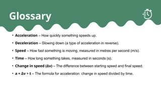 Understanding and Calculating Acceleration: Concepts and Real-Life ...