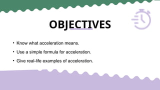 Mini Accelration Example Understanding and Calculating Acceleration: Concepts and Real-Life ...