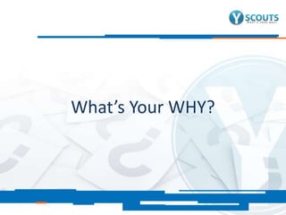 What’s Your WHY?
 