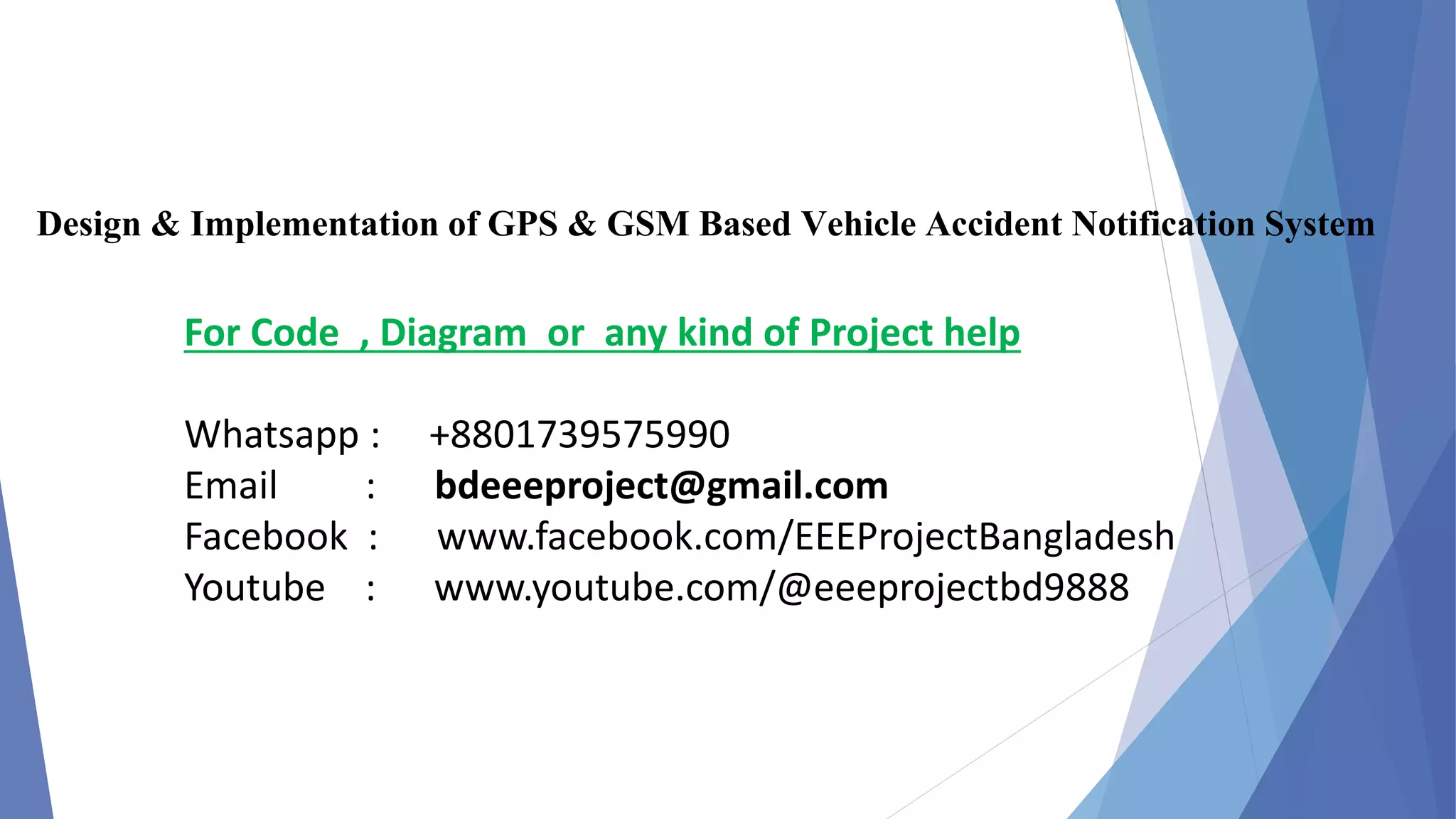 Accelerometer or gravity sensor based accident sms notification using